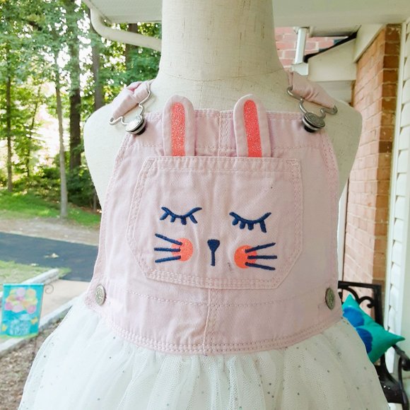 Oshkosh B'gosh Overall Bunny Jumper Dress - Picture 4 of 15